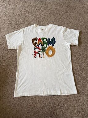 Farm Rio Wild Relaxed T-Shirt off white
